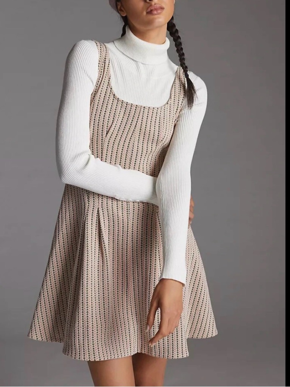 Anthropologie Maeve Jacquard Mini Dress